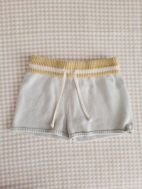 Wild WAWA Knit Pull-On Shorts-Ocean Color